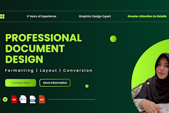 do professional document formatting and report design