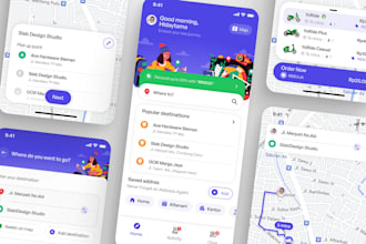 develop carpooling app, ridesharing app, gojek app, transportation app