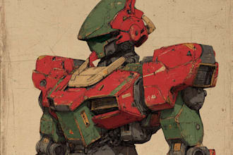 make custom robot mecha art