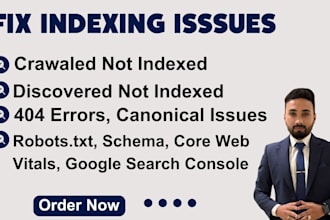 fix indexing issues in google search console and crawled not indexed