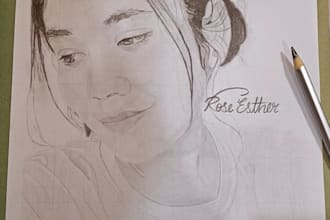 draw portraits, sketch and paint
