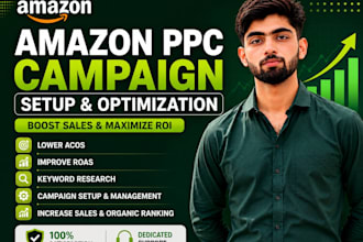 setup, manage and optimize amazon PPC campaigns for higher sales