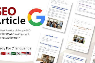 write SEO articles including free copyright images