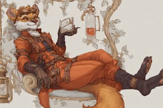 draw art of your furry character or fursona