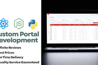 develop custom portal for your website