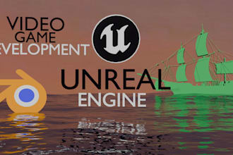 develop your 3d game in unrealengine5 and create professional quality 3d models