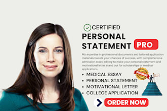 edit your MBA, grad school personal statement, sop, admission essay