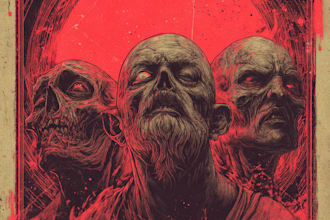 draw detailed dark,  horror, and heavy metal art illustration