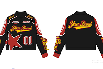 make design biker jacket zipper, letterman urban clothing brand
