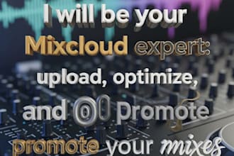 organically promote and boost your mixcloud mixes and profile