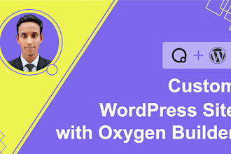 build a clean, modern wordpress website with oxygen builder