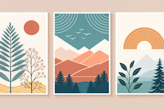 draw minimal designs and abstract art