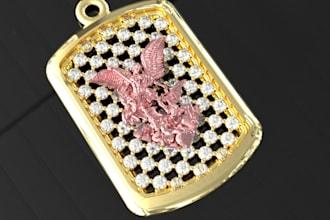 design from simple to more complex jewels 3d models