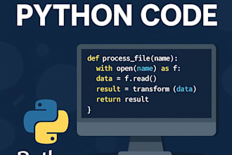 write or fix python scripts