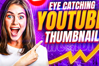 create attractive clickbait youtube thumbnails