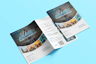 design single and double side flyers