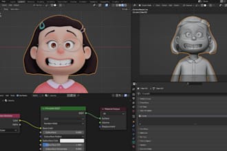 model rig fix port convert 3d model iclone maya cc4 blender c4d and retopology