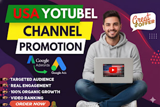 do usa youtube channel promotion follower audience promotion
