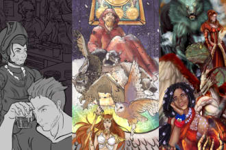 create fantasy illustrations for you with my style