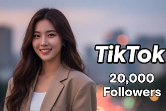 deliver non drop tiktok 5,000 followers guaranteed