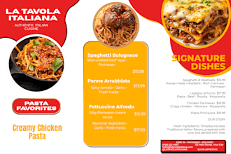 create menu, restaurant menu design, digital menu, menu card, price list
