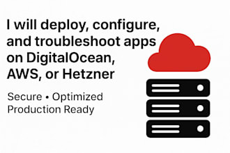 deploy, configure, and troubleshoot apps on digitalocean, AWS, or hetzner