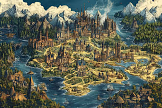 do fantasy map design