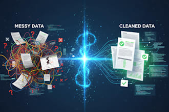 clean, organize, and prepare your data for analysis