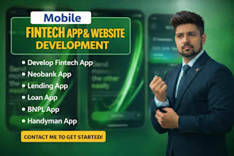 develop fintech app neobank app lending app loan app bnpl app handyman app