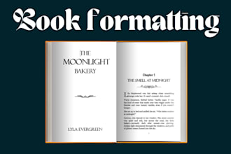 book formatting, ebook formatting for print and ebook