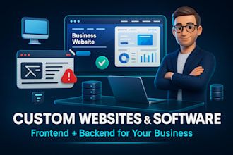 develop custom website software for your business