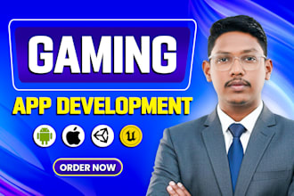 do mobile game development in 2d, 3d game by unity, unreal engine game developer