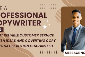 write engaging email copywriting, website content,sales copy for SEO copywriting