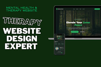 design therapy, mental health, counseling and coaching website