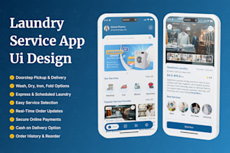do laundry app, car wash app, salon app, beauty app