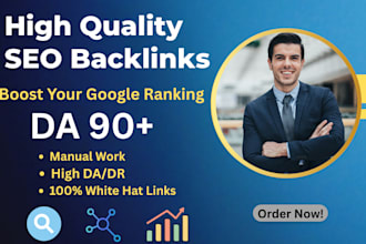 build high da SEO backlinks, link building and authority links