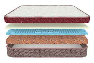make 3d mattress exploded view visualisation with pillow, blanket and duvet