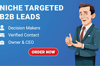 build a niche targeted b2b decision maker list for your outreach