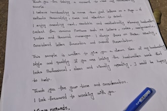 turn your words into personal handwritten messages
