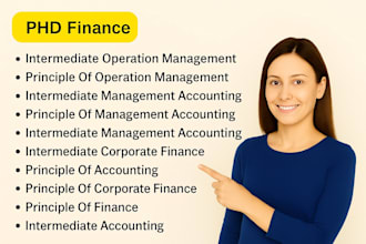 help in intermediate corporate finance operation management principle accounting