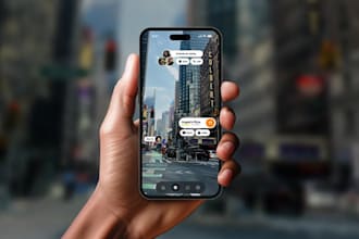 develop augmented reality app for web, IOS and andriod