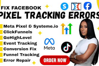 fix facebook pixel integration errors on gohighlevel, clickfunnels, systeme io