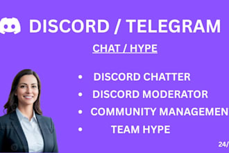 provide discord chatter discord moderation