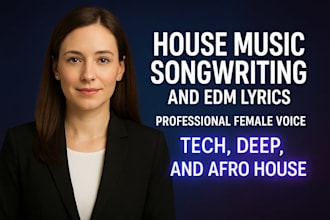produce professional house music, deep house, tech house, and edm tracks