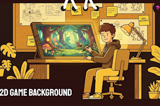 design immersive 2d game backgrounds