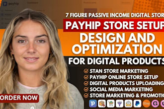 setup payhip store, payhip online store, payhip website, pensight store design
