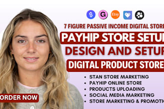 payhip store, payhip online store, payhip website, pensight store design