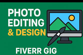design professional photo and edit image