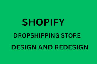 design a shopify store
