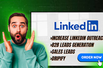 do targeted b2b sales leads linkedin outreach marketing lead generation dripify
